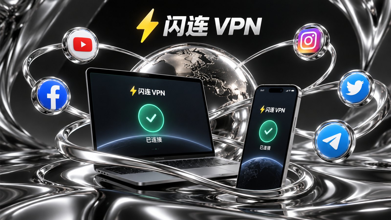 闪连VPN重建连接相关视觉